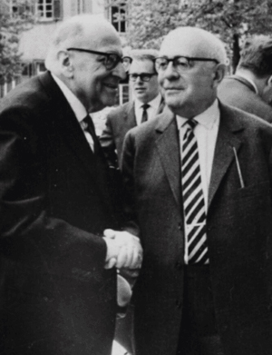 Theodor Adorno and Max Horkheimer